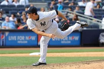 Brett Marshall pitching in MLB